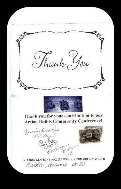 Action Builds Community Thank you